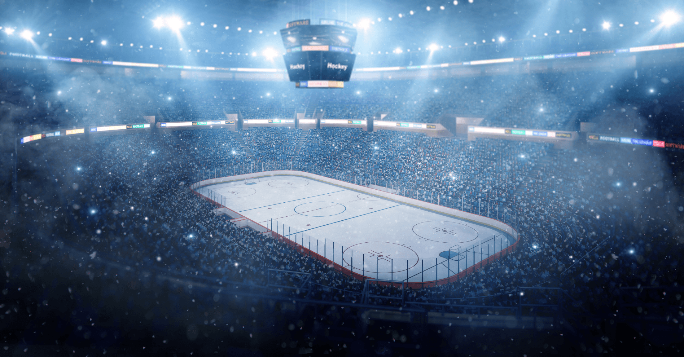 Hockey stadium from above