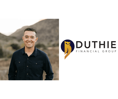 Headshot of Warren Duthie with Duthie Financial Group, a financial advisor standing in front of mountains