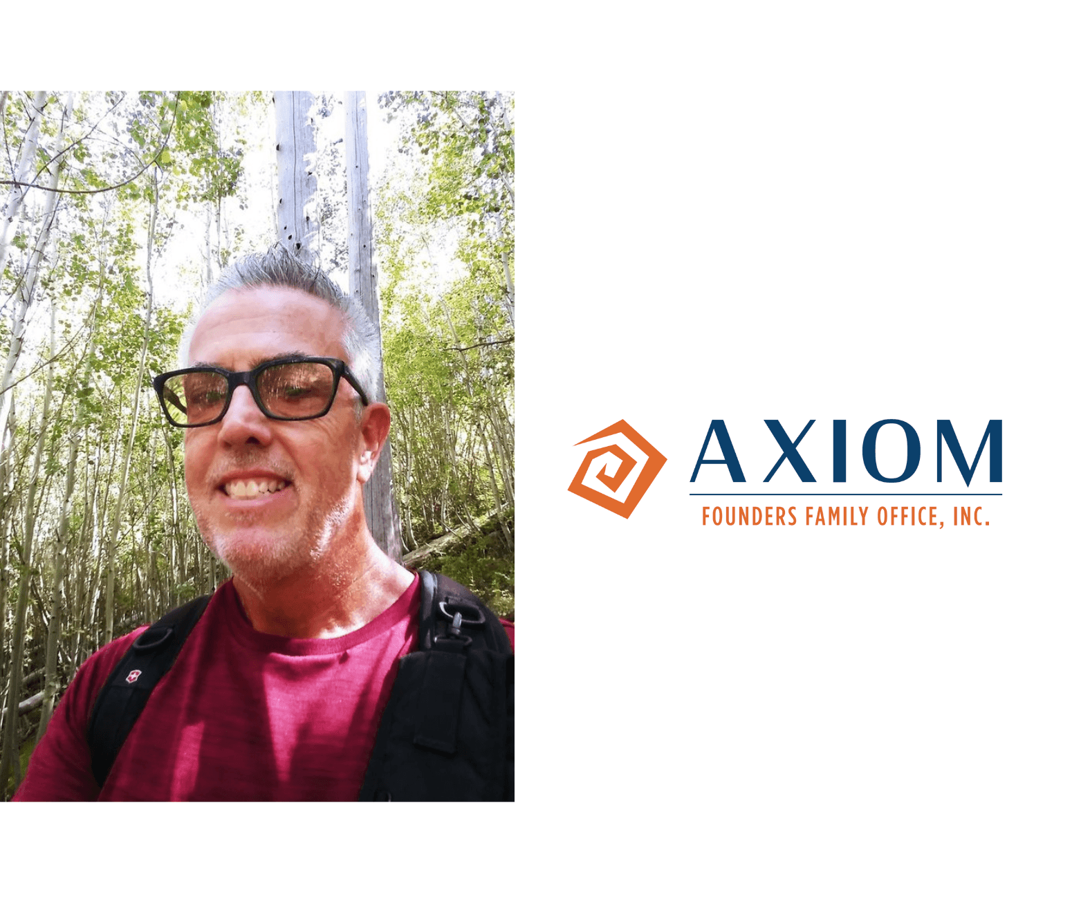 Thomas Marki headshot and the logo of Axiom Founders Family Office, Inc.