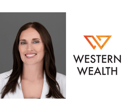 Brooke Martinez headshot and Western Wealth Management logo